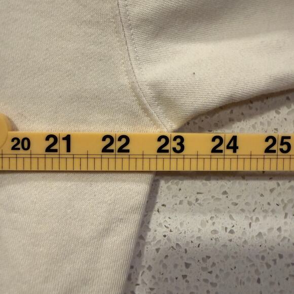 A New Day Cream Mock Neck Pullover Sweatshirt Pocket Front Women Medium Cozy - Picture 6 of 6